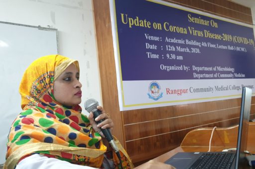 The Seminar on corona virus outbreak at Lecture Hall in RCMC Academic Building (11)